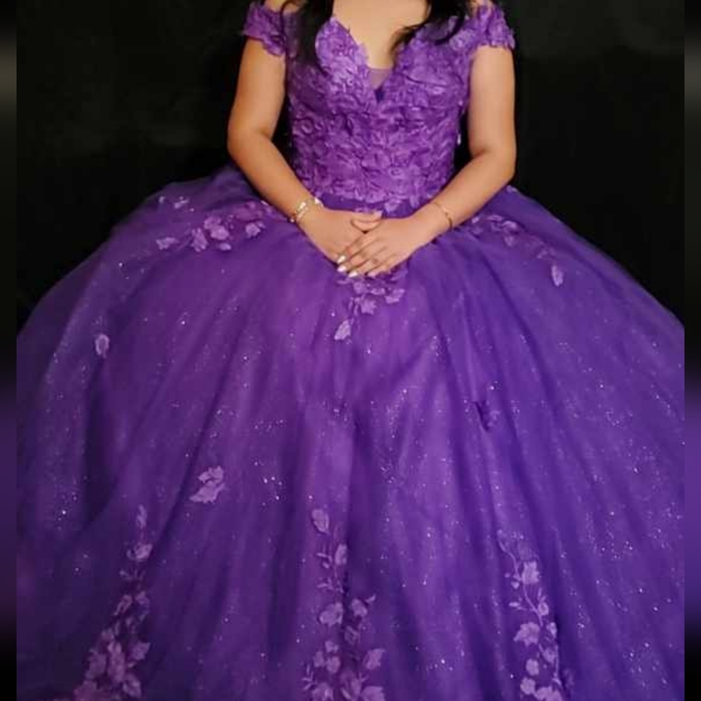 Elegant Purple Dress